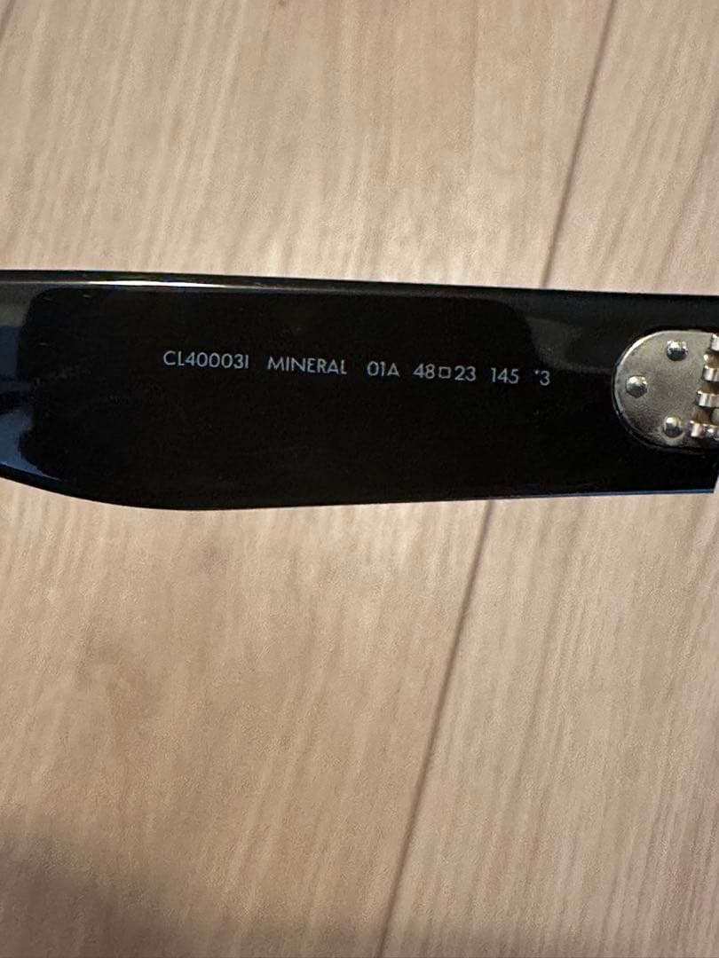 CELINE ブラック ラウンドサングラス