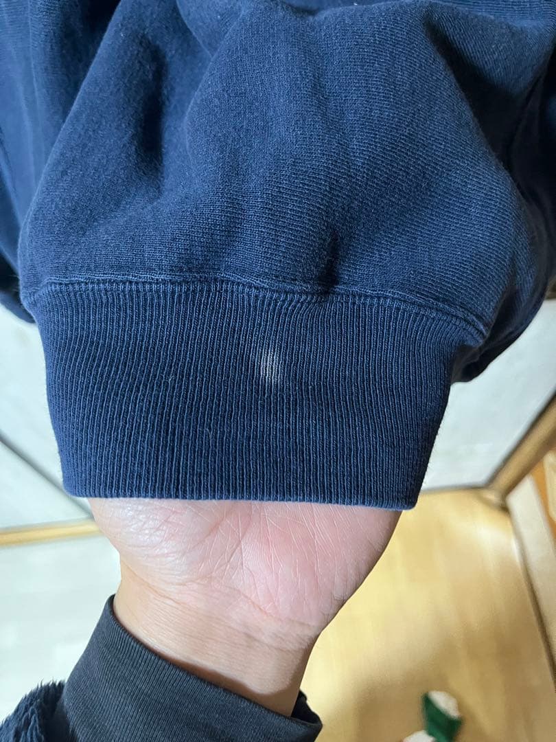 Champion ネイビー ボタン付きカーディガン