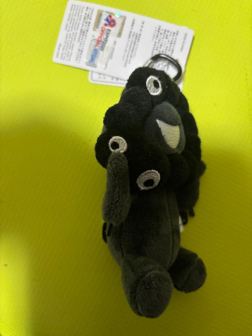 ★黒ミャクミャク(立ち・座りセット) カラビナ、タグ付き　【新品未使用】