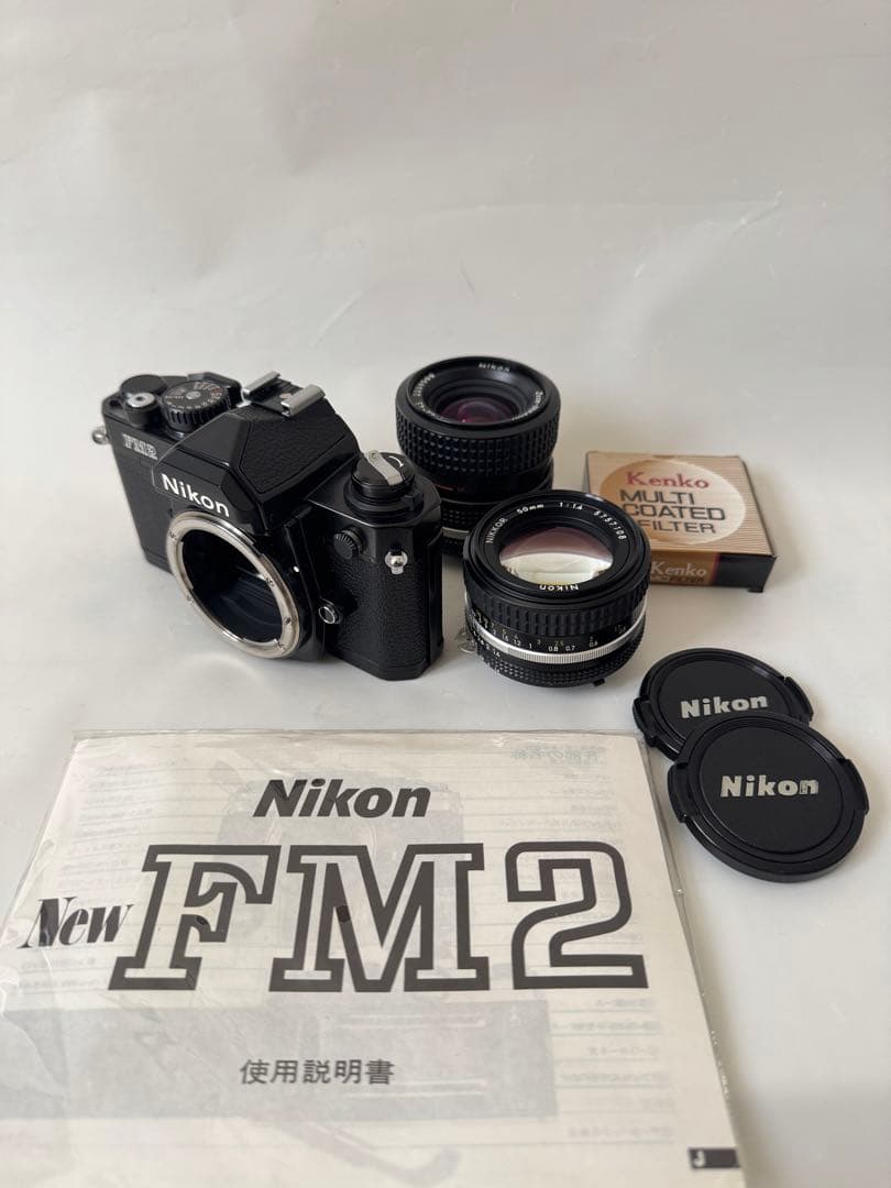 Nikon FM2 一眼レフカメラ レンズ2本付き
