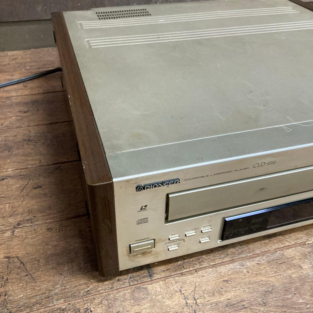 D1 Pioneer パイオニア レーザーディスクプレーヤーCLD-616木目調