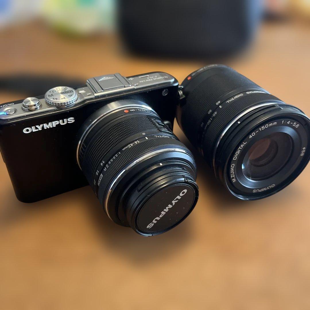 OLYMPUS ミラーレス一眼 ダブルレンズ　E-PL3