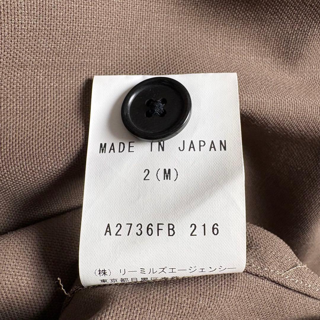 JOHN SMEDLEY ウールギャバジン　ストレッチシャツ　リラックスフィット