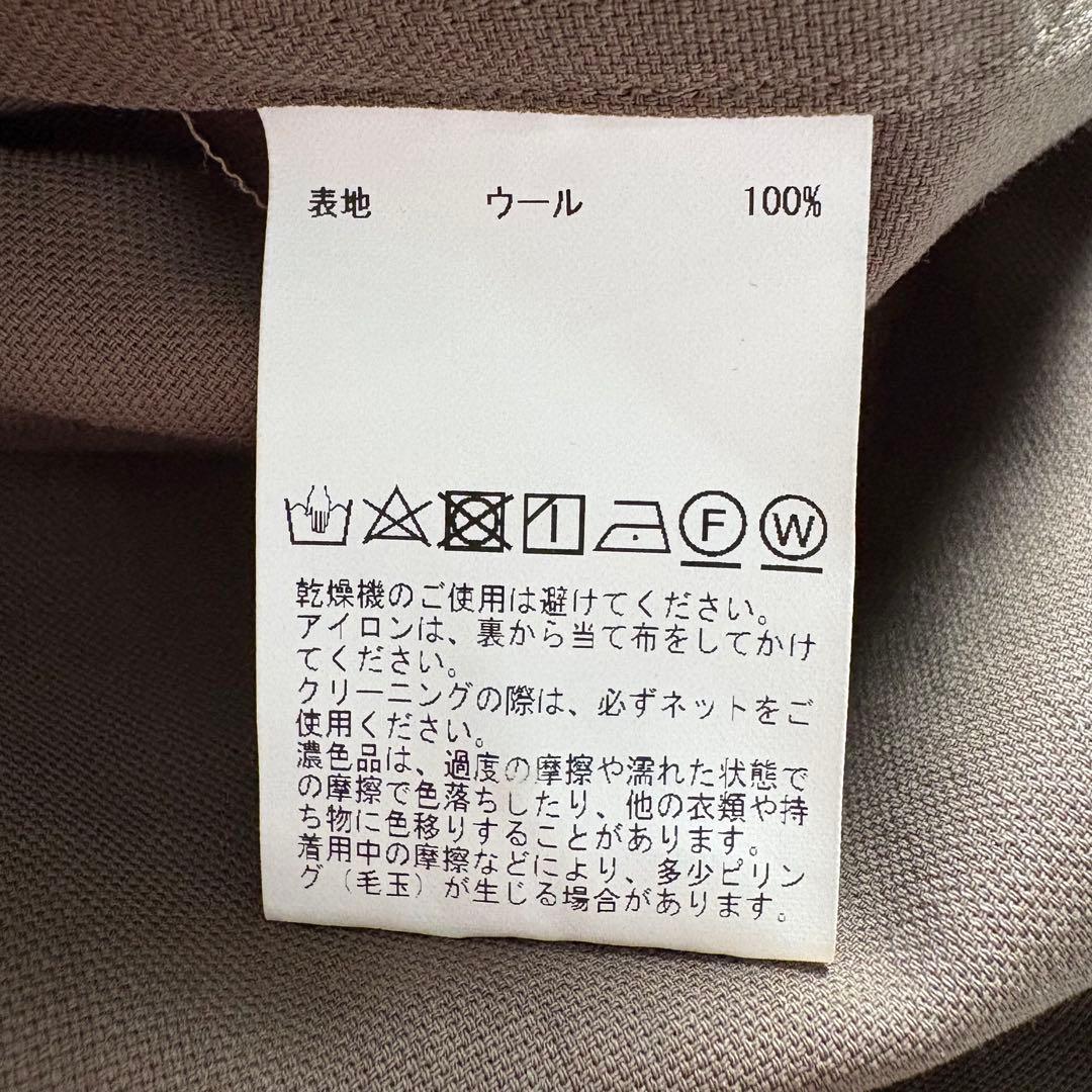 JOHN SMEDLEY ウールギャバジン　ストレッチシャツ　リラックスフィット