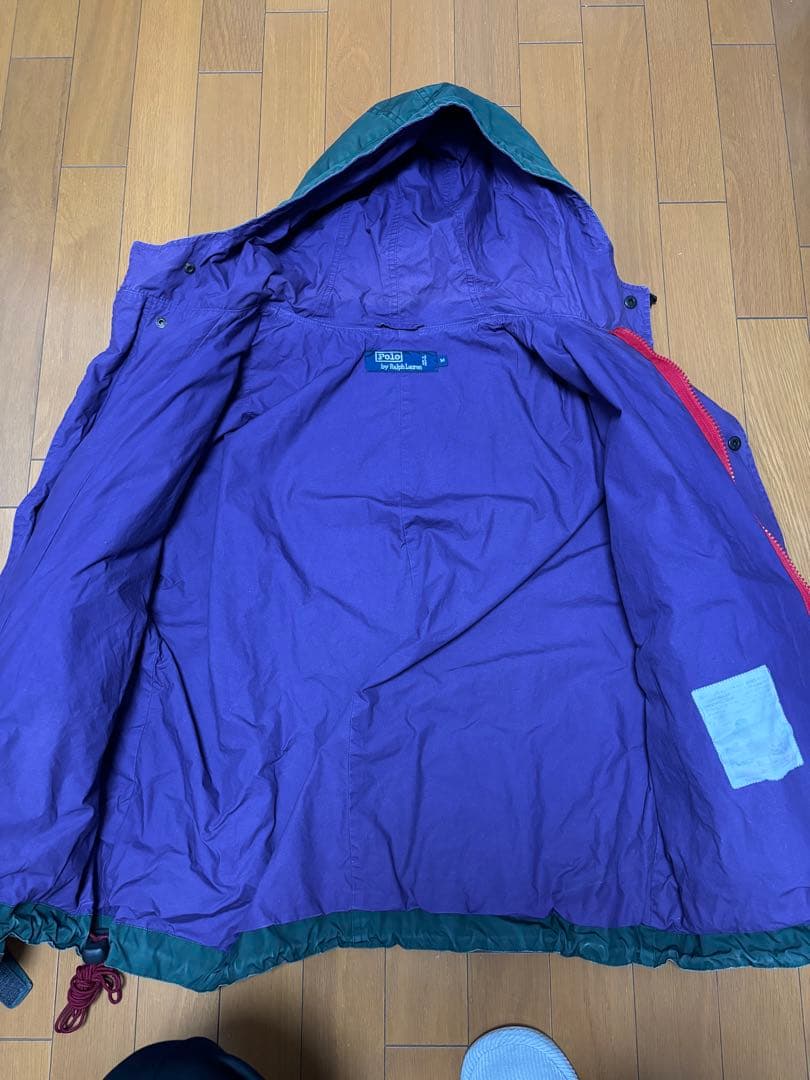 ラ*ー様 90's Polo hi tech マウンテンパーカー GREEN M