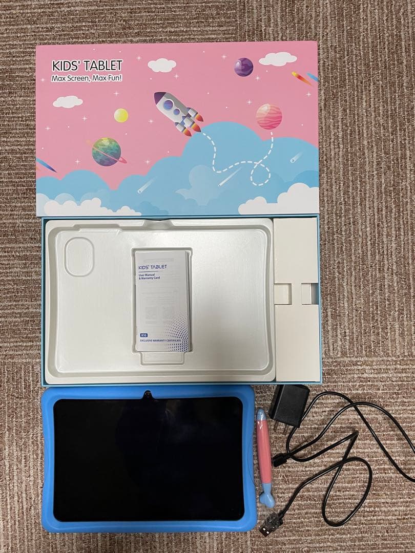 KIDS TABLET 青色 最大画面