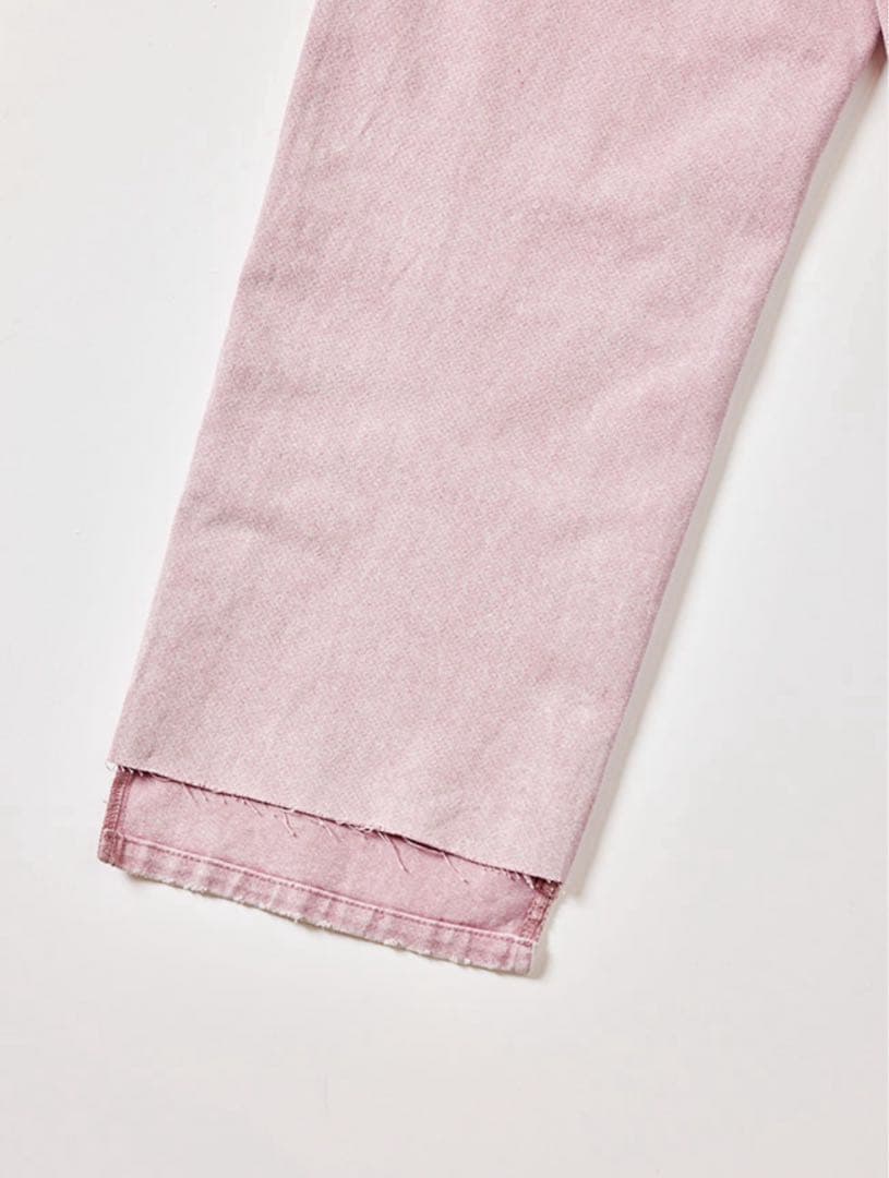 最終価格【YENN】ハイライズタックワイドパンツ／ピンク38