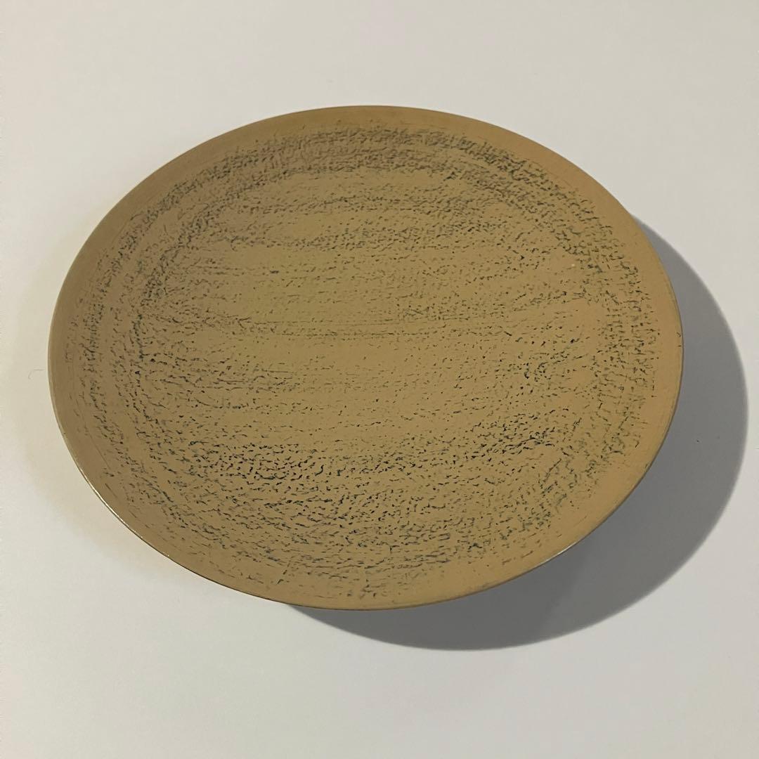 赤木明登　天廣皿　白漆