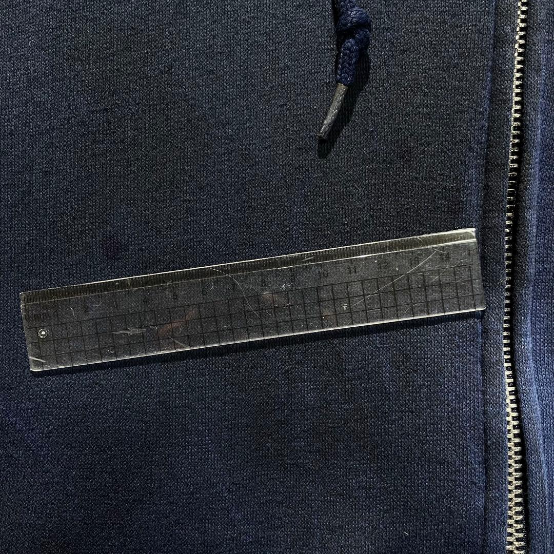 70s ボックス ジップパーカー フェード 短丈 ヴィンテージ 50s 60s