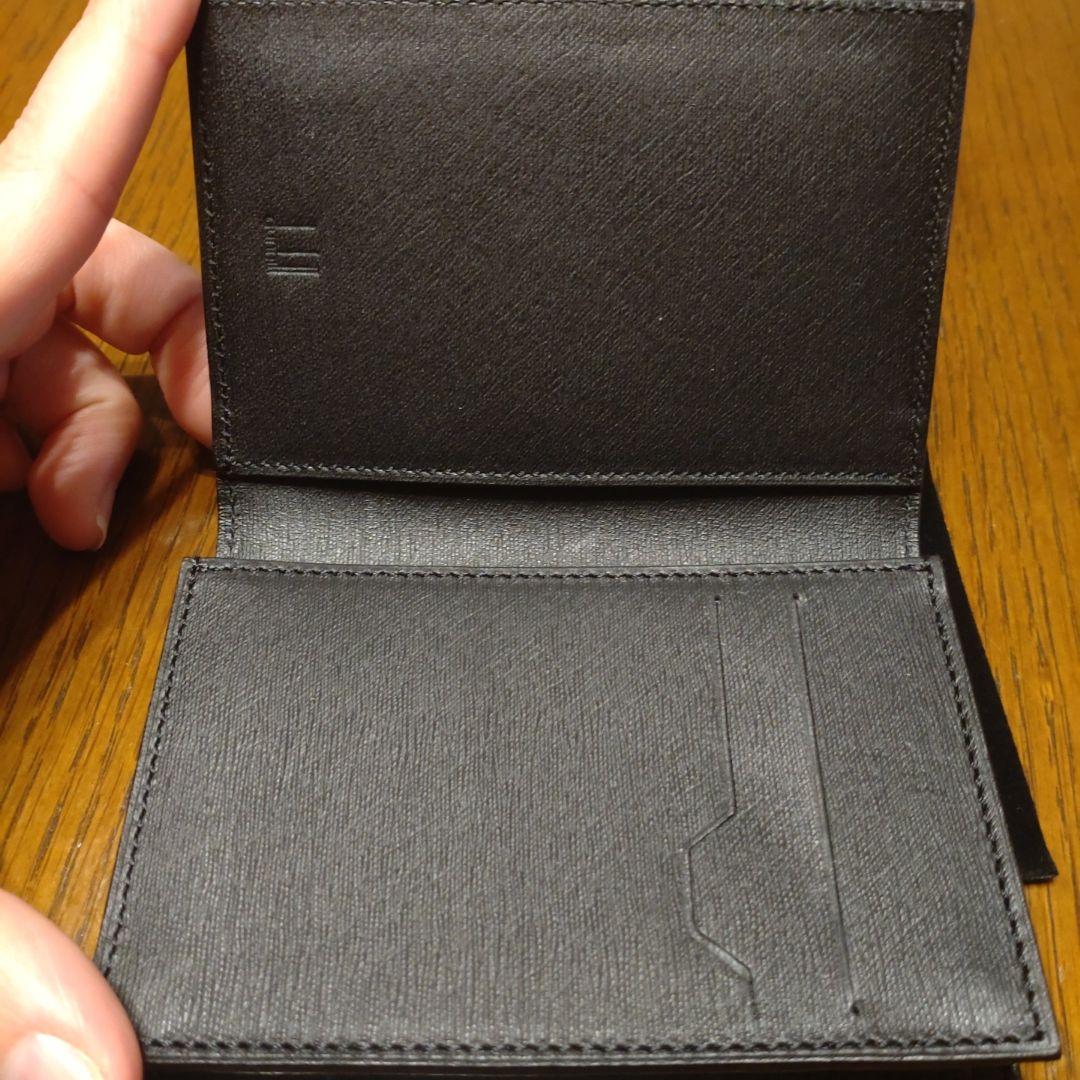 新品！dunhill レザー 名刺入れ ブラック