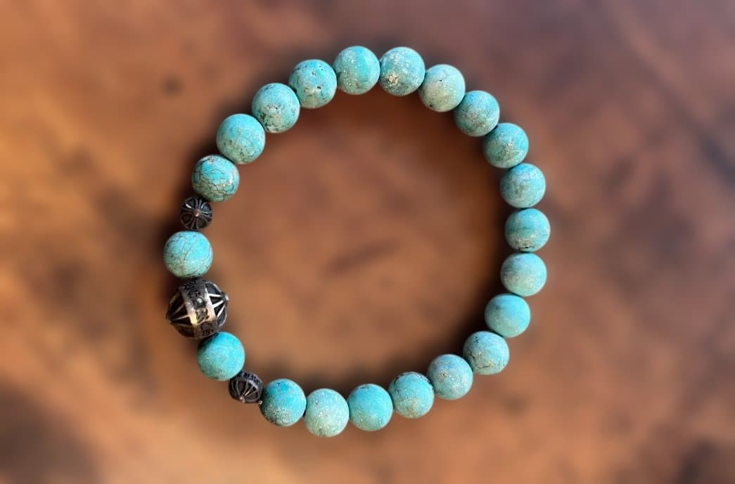 CHROME HEARTS (クロムハーツ) ターコイズビーズブレスレット