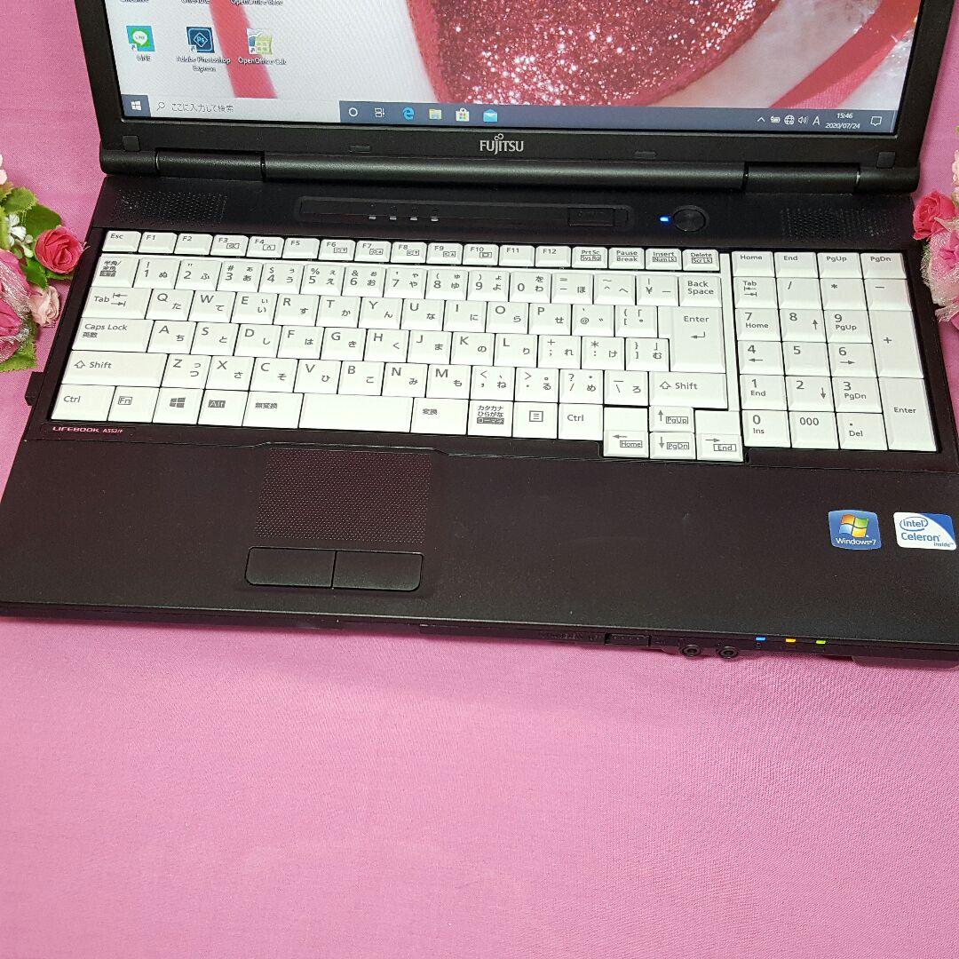 格安❥Win10❥Wi-Fi❥オフィス❥4Gメモリ❥富士通❥便利ソフト多数✰✰