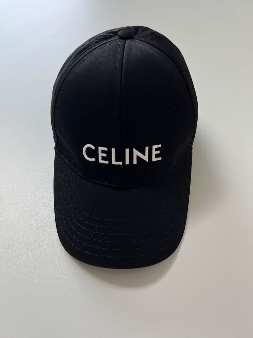 極美品 CELINE セリーヌ ベースボールキャップ S