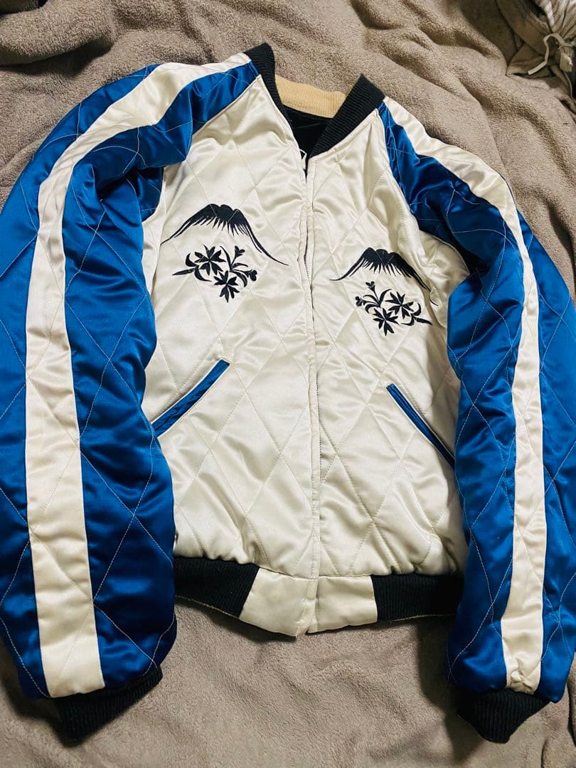 テーラー東洋 日本限定 スカジャン 虎龍限定　別珍　サテン 2面使う