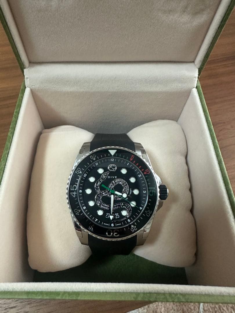 グッチ GUCCI ダイブ DIVE 136.2 スネーク