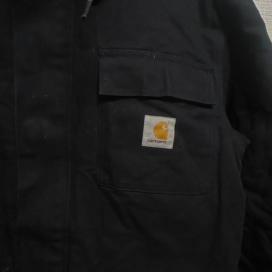 Carhartt シベリアンパーカーブラック フード付きジャケット　Lサイズ