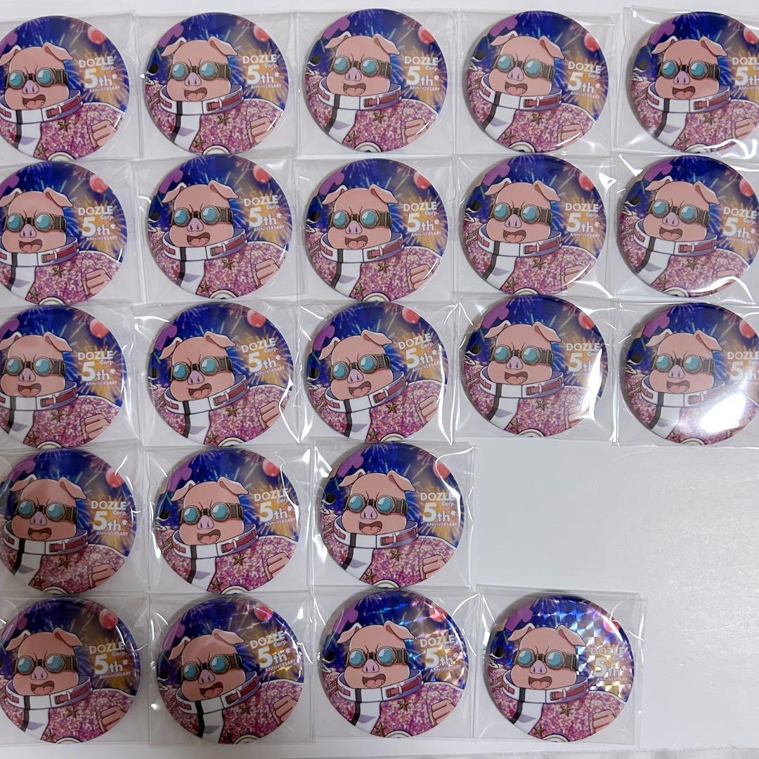 ドズル社 5周年 缶バッジ おおはらMEN
