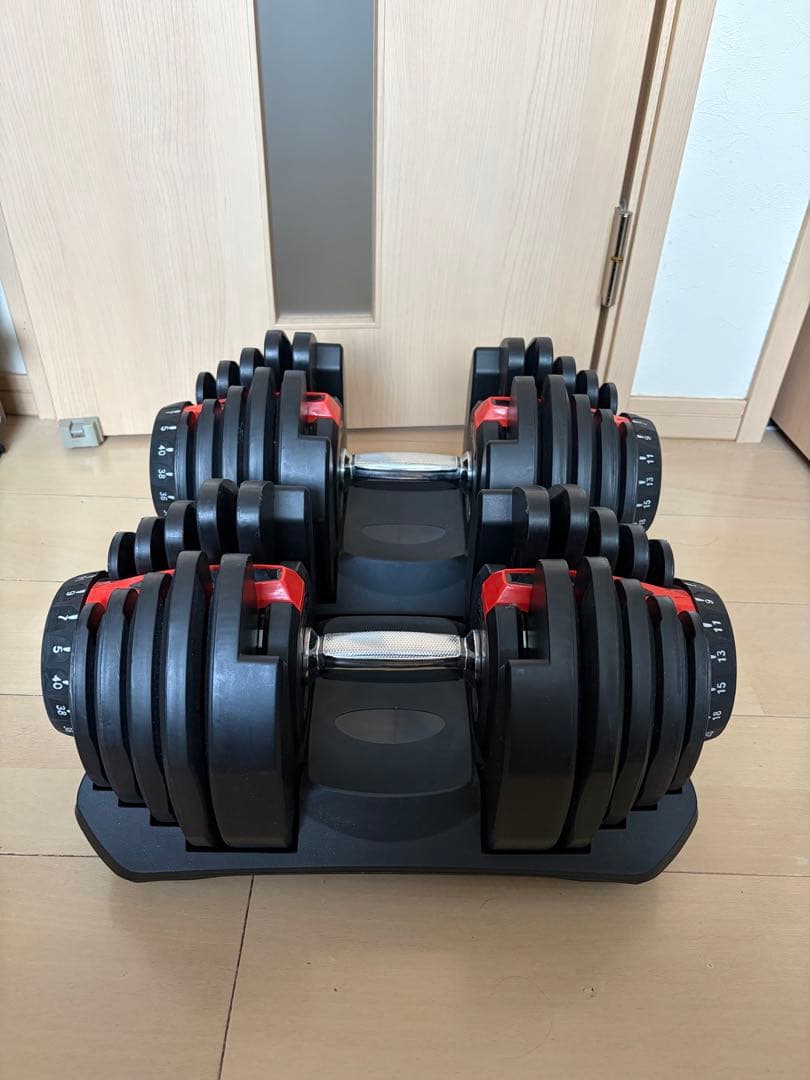 [発送不可]可変式ダンベル 2個セット 5kg-40kg