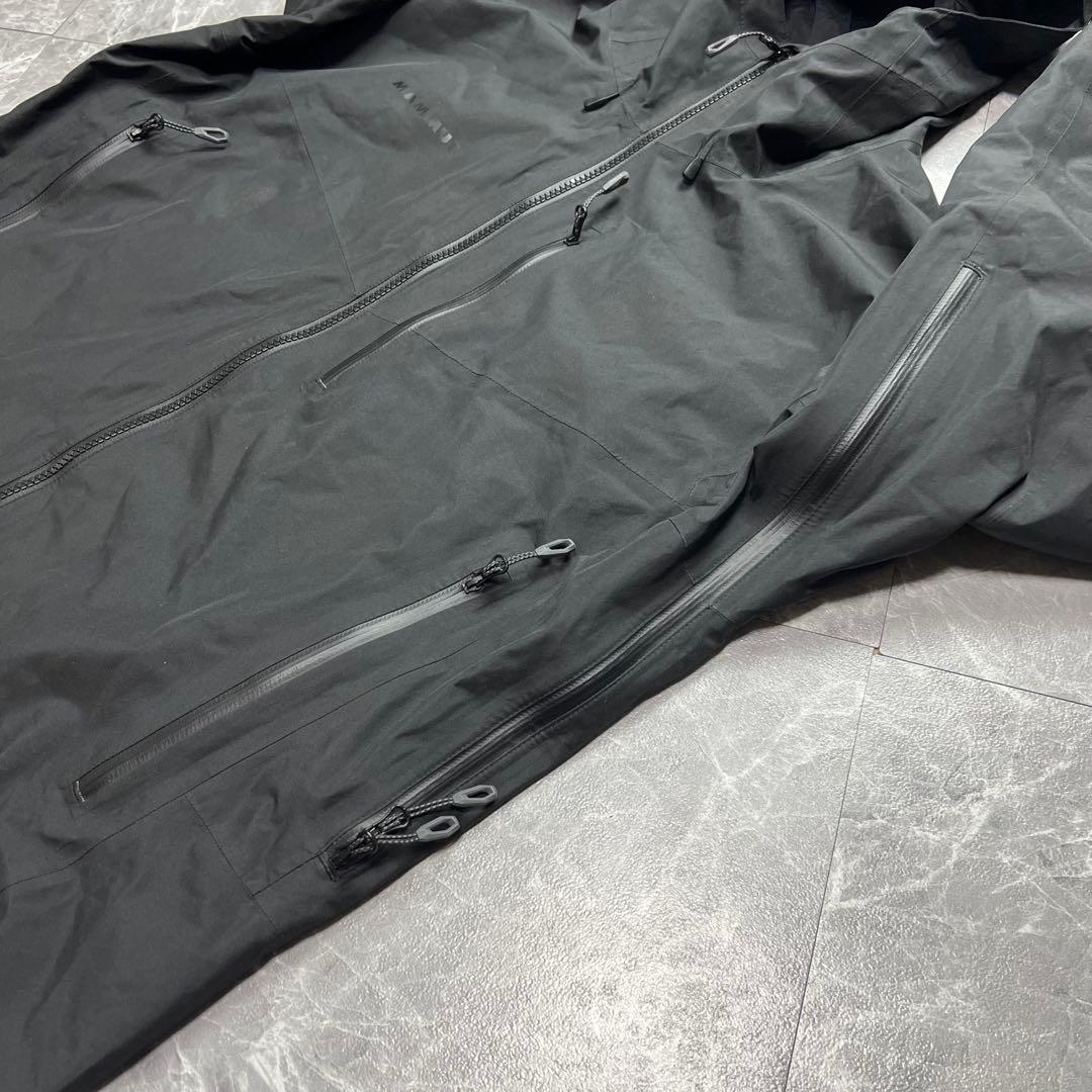 美品　マムート　アヤコプロ　HS フーデッドジャケット　ゴアテックス　L 黒