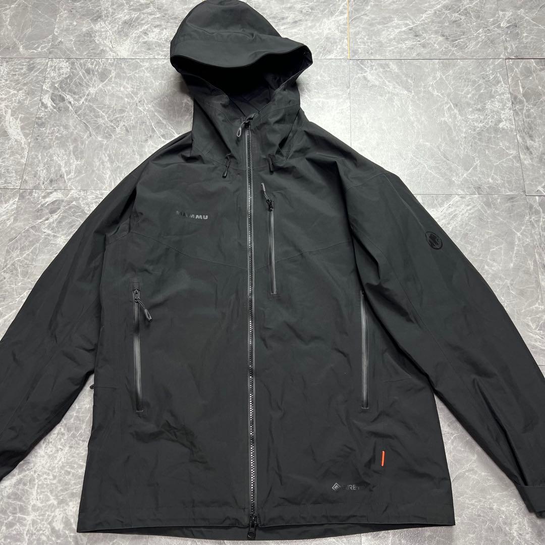 美品　マムート　アヤコプロ　HS フーデッドジャケット　ゴアテックス　L 黒