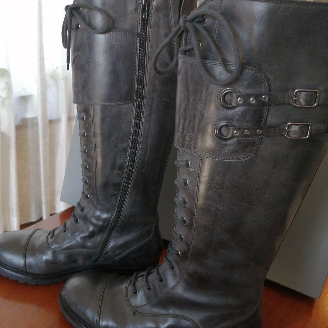 FXA Ferrira本皮 ロングブーツ23.5〜24(37)サイズ中古