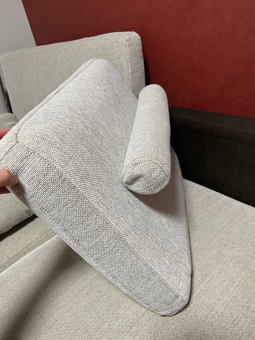 藤*高様 ライトグレー コーナーソファ 5人掛け