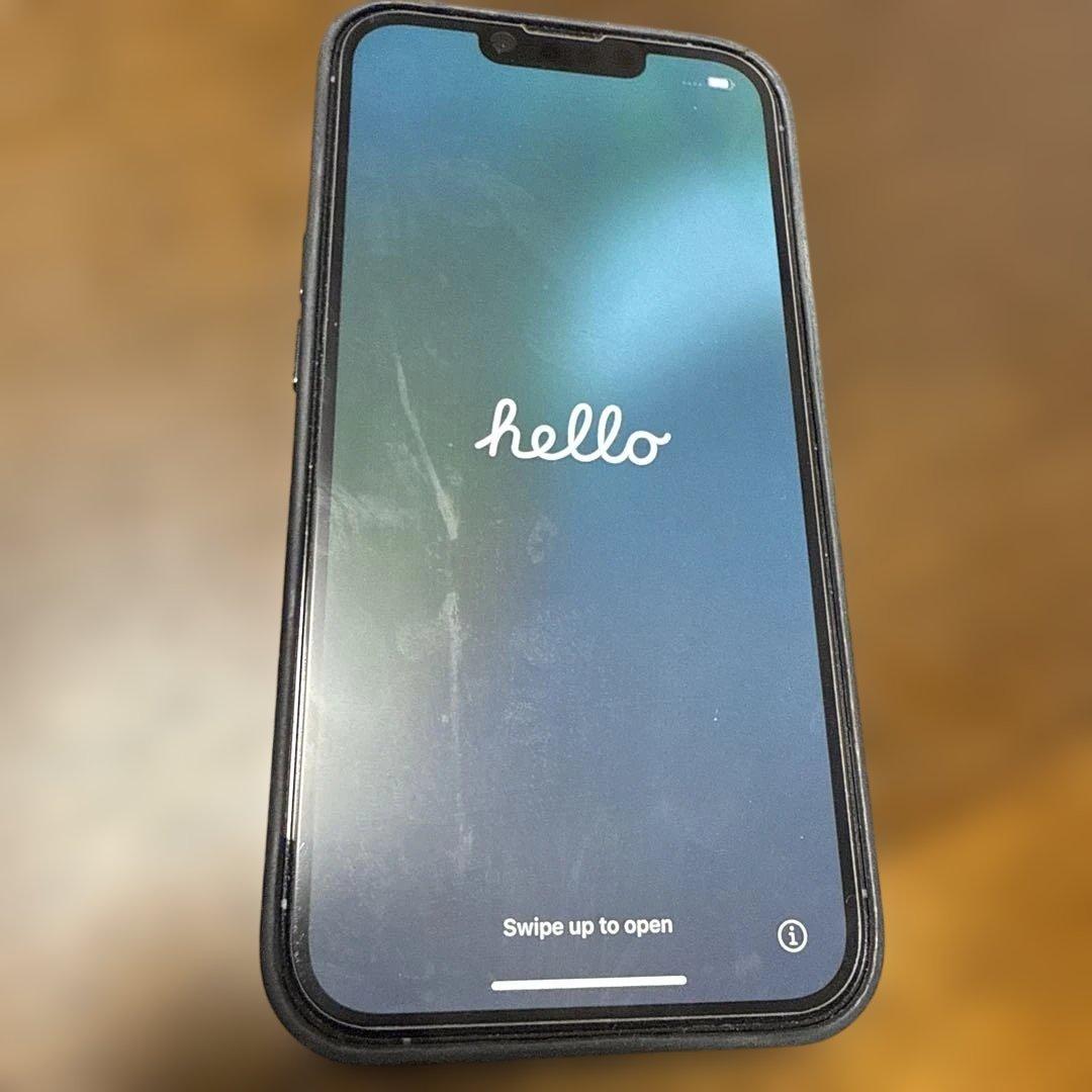 Apple iPhone 13pro シエラブルー レザーケース付き　128GB