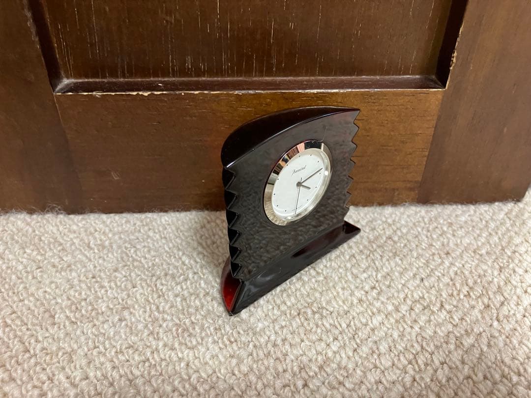 Baccarat バカラ ラランドクロック レッド 置時計