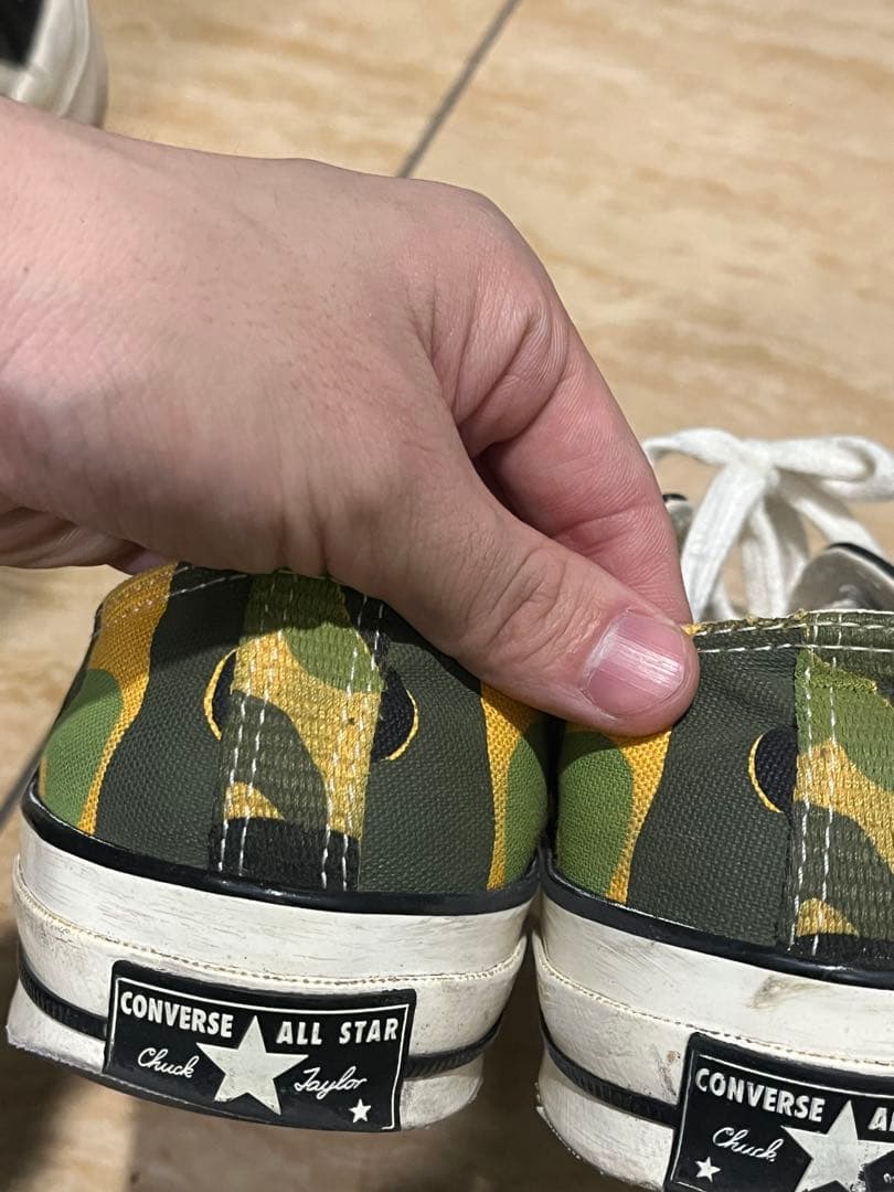 CONVERSEChuck Taylorカモフラージュスニーカーct70 激レア
