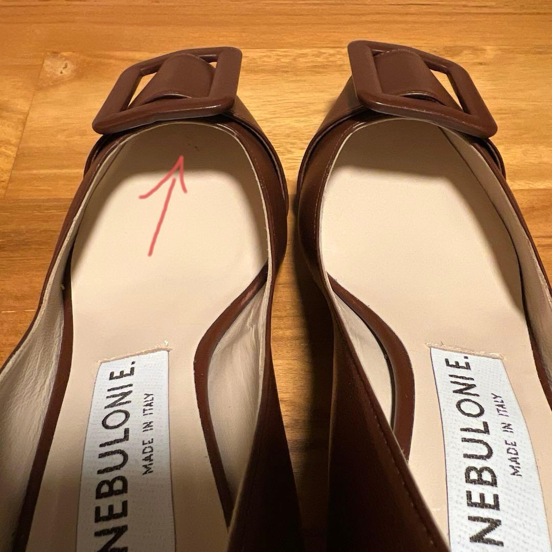 ネブローニ　別注　バックルパンプス