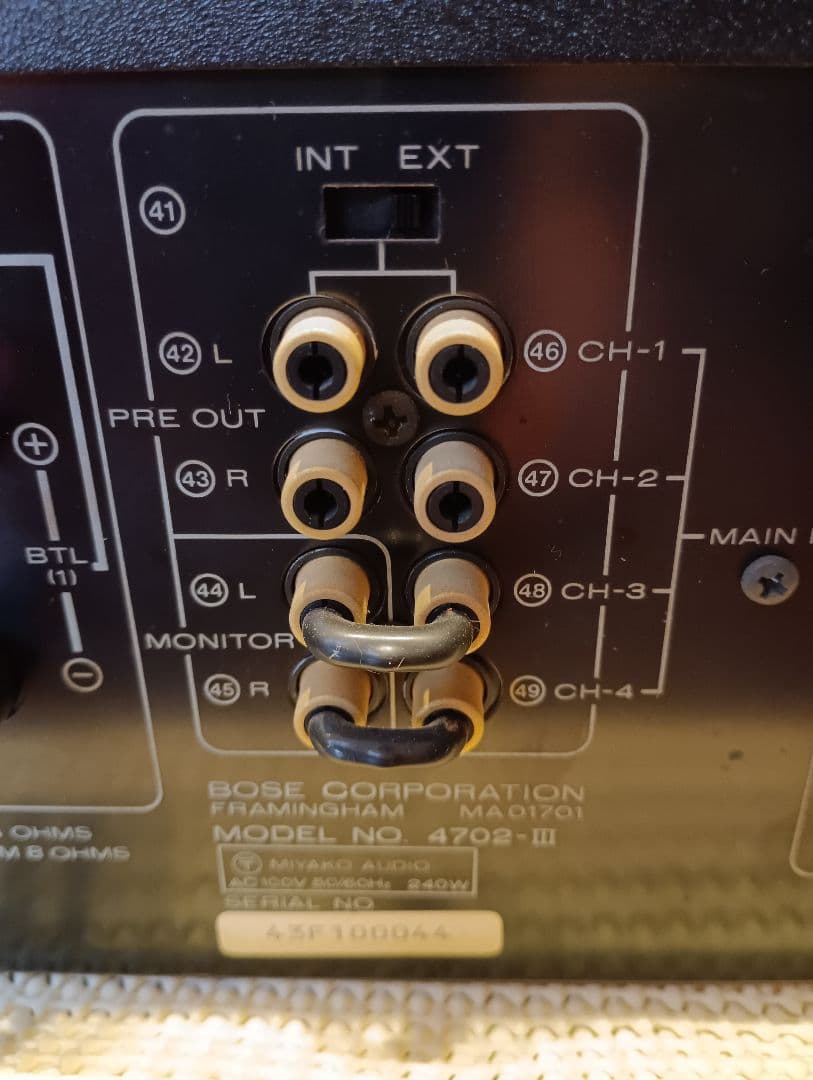 BOSE プリメインアンプ 4702-III