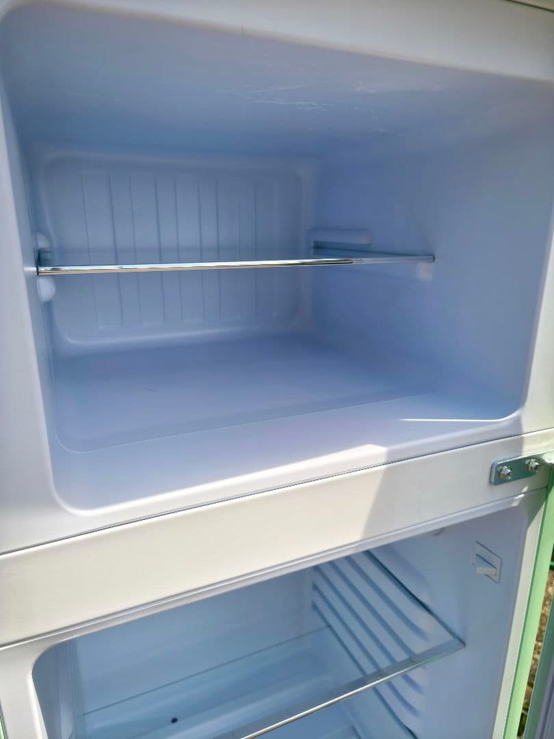 関東限 20年 条件で配送無 レトロ冷蔵庫 レトロデザイン冷蔵庫 冷蔵庫 2ドア