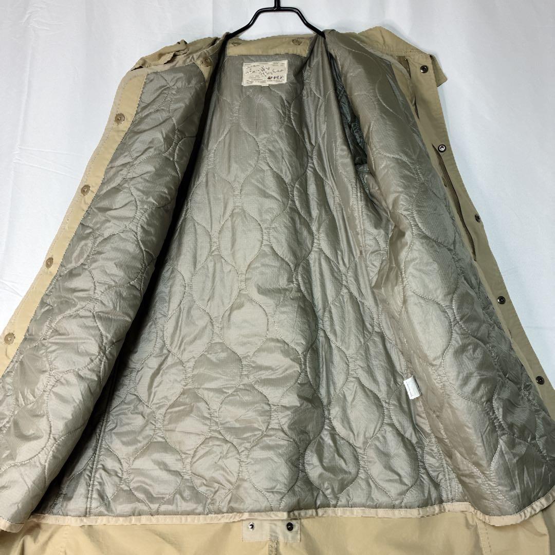 【美品】AVIREX M-51 タイプ モッズコート L サンドカラー