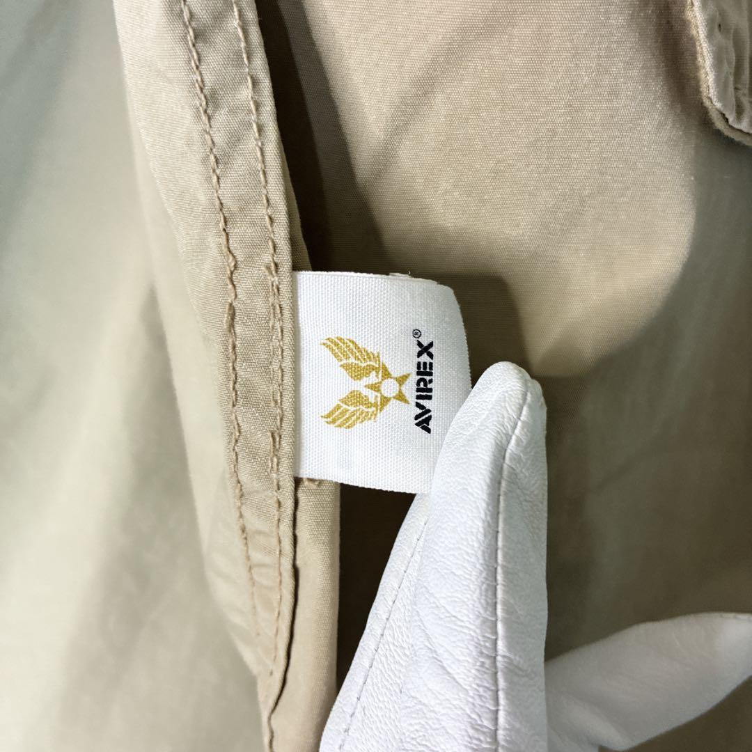 【美品】AVIREX M-51 タイプ モッズコート L サンドカラー