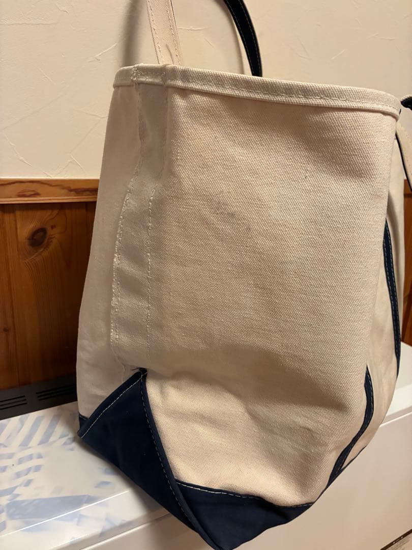 ＬＬBEAN ネイビー トートバッグXL良品