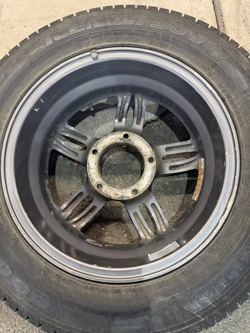 セ*ノ様 175/80R16 スタッドレスタイヤ　ホイールセット　ジムニー