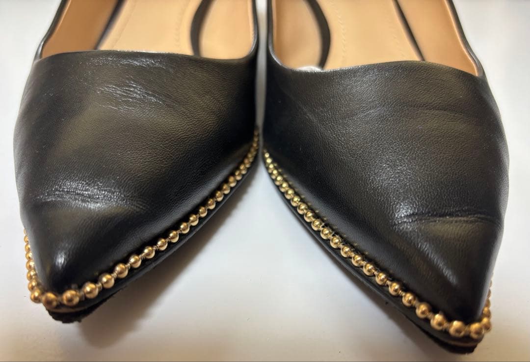 【USED】COACHコーチWilla pump スタッズアクセント 24.0