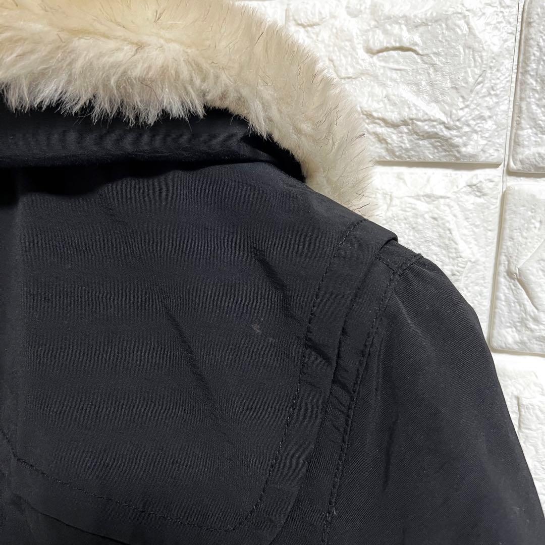 良品✨ヒステリックグラマー✨ 中綿入りダッフルコート 黒 フリーサイズ