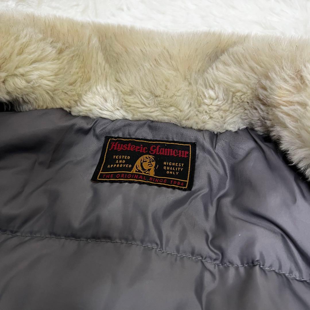 良品✨ヒステリックグラマー✨ 中綿入りダッフルコート 黒 フリーサイズ