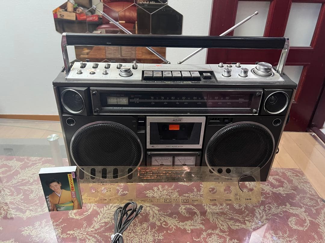 希少SANYO 昭和レトロ人気ラジカセ MR-9600 メンテナンス済み・作動品