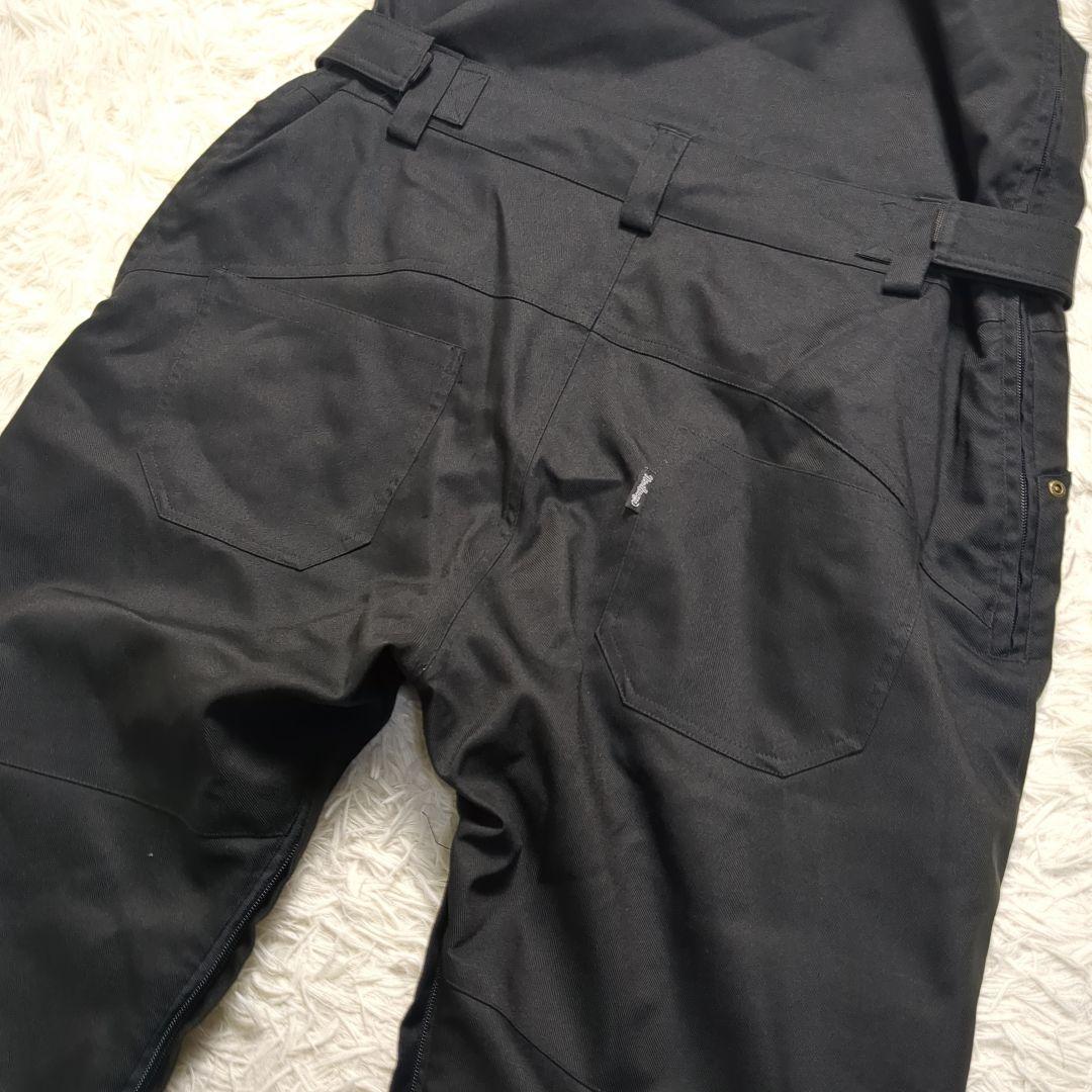 【きれい✨namelessage✨XXL】スノー スノボ ウェア ビブパンツ 黒