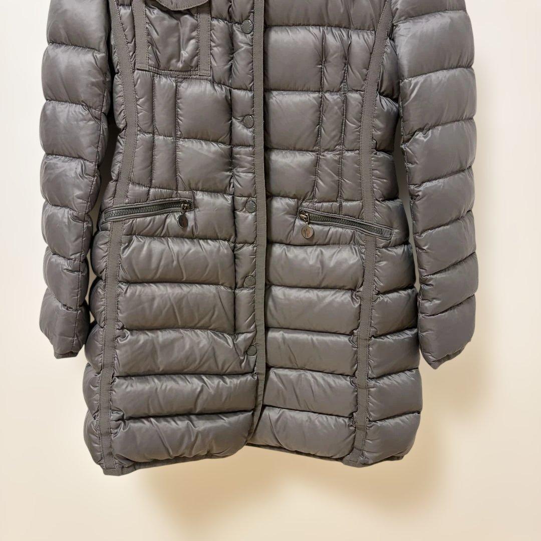 【美品✨】モンクレール　エルミンヌ　グレー　Mサイズ 国内正規品　シリアル認識済
