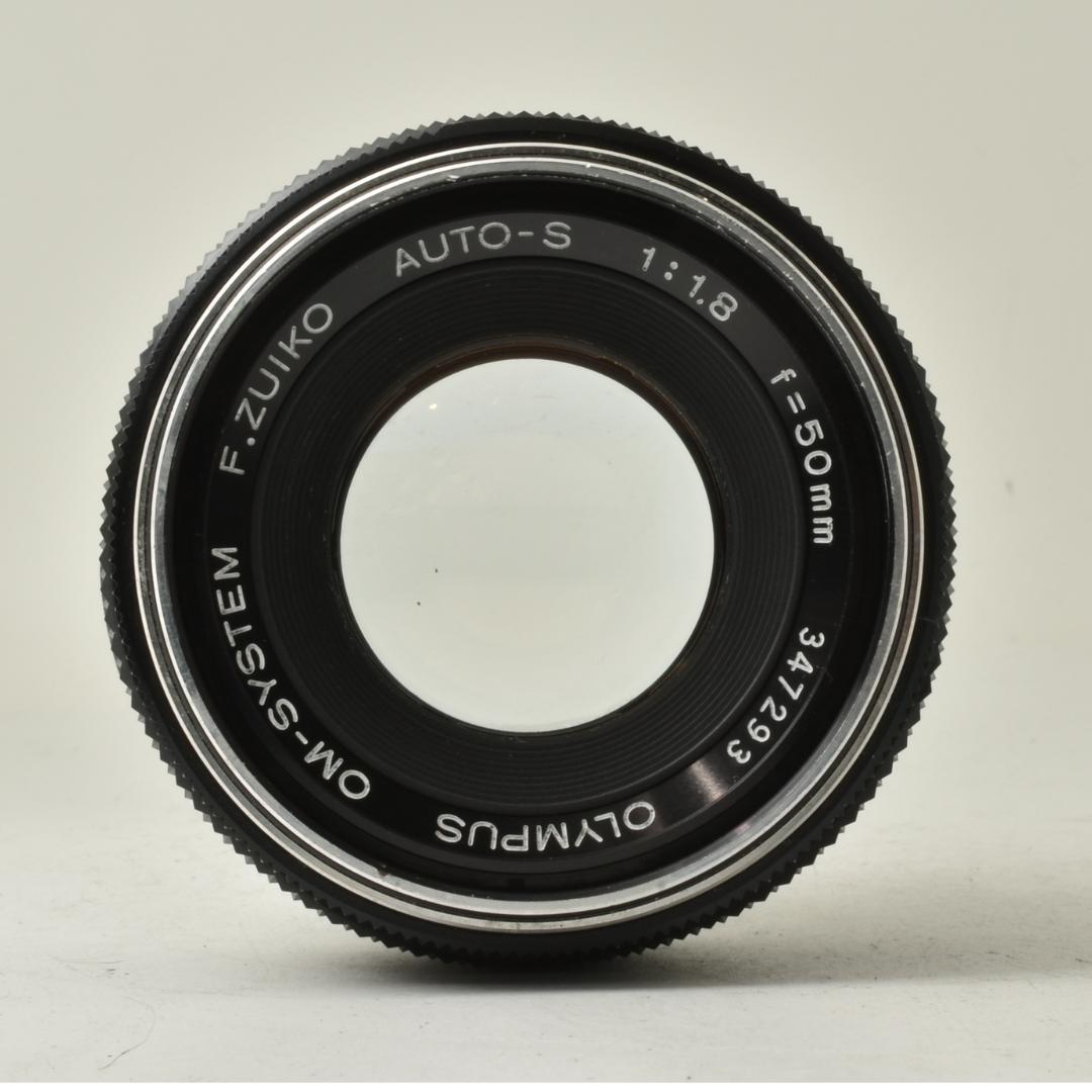 整備済 完動 Olympus OM-1 MD 50mm F1.8 露出計OK