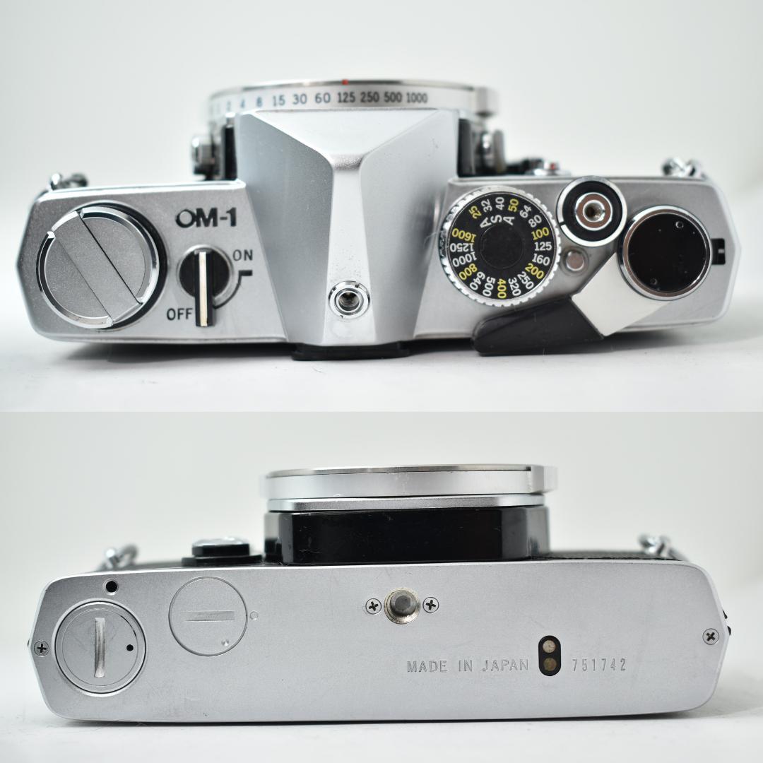 整備済 完動 Olympus OM-1 MD 50mm F1.8 露出計OK