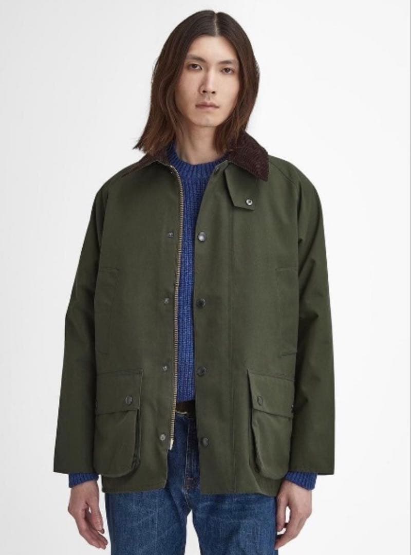 【美品・定価6万円】Barbour バブアー オリーブ ジャケット サイズ40