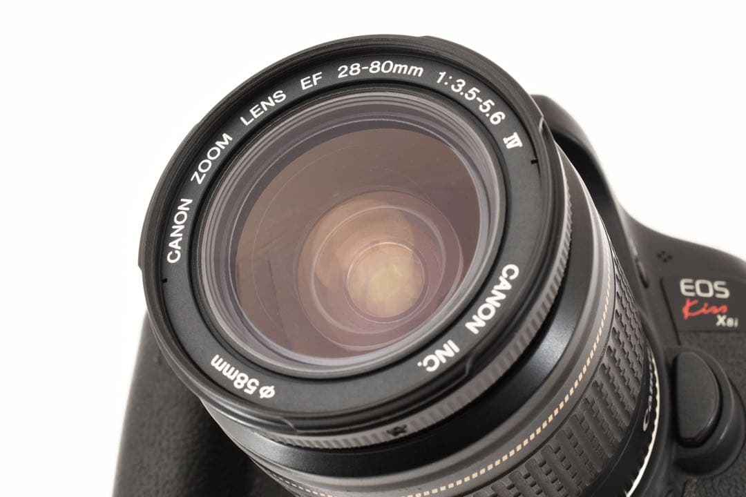 canon kiss x8i 標準レンズセットCanon EF 28-80㎜