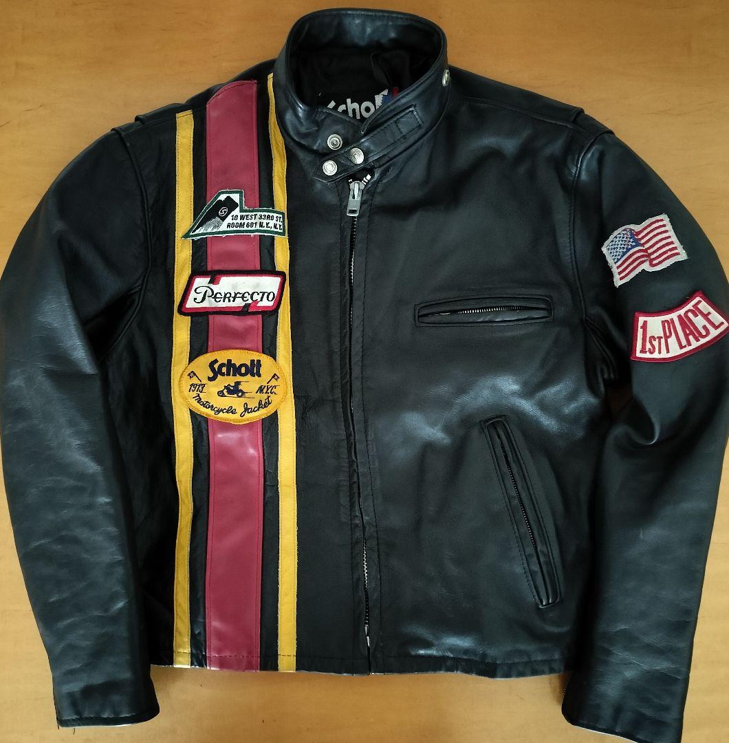 SCHOTT ショット USA製 1650 レザー ライダースジャケット 40