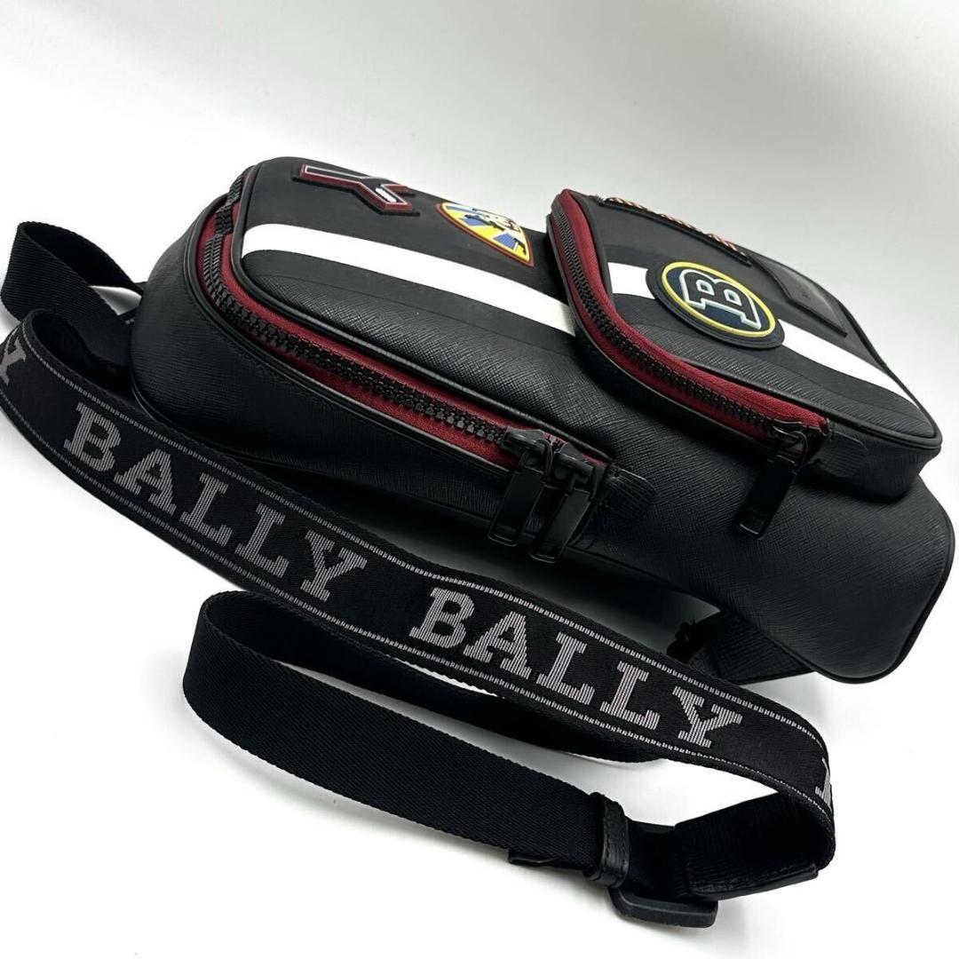 未使用級✨ Bally ワッペン トレスポ メンズ ボディバッグ ウエストポーチ