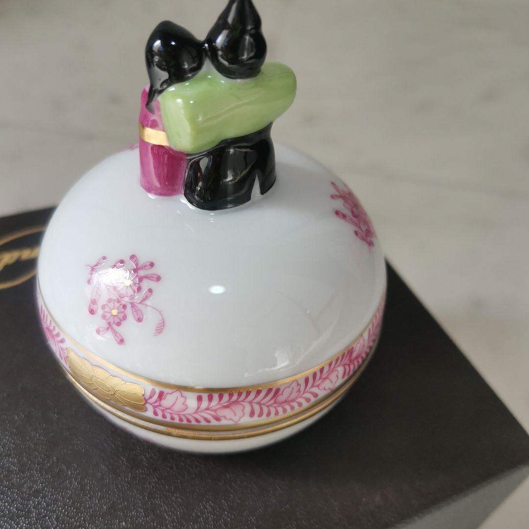 ☆希少☆銀座和光 ヘレンド ひな小筺 ボンボニエール