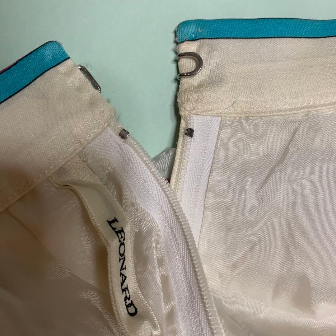 LEONARD FASHION 花柄タイトスカート